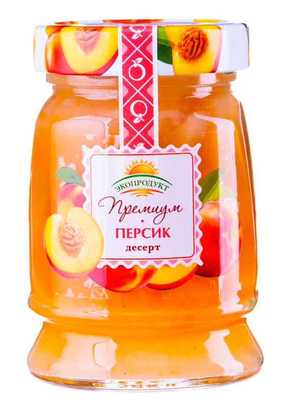 Изображение товара Десерт Экопродукт Премиум персик, 330г