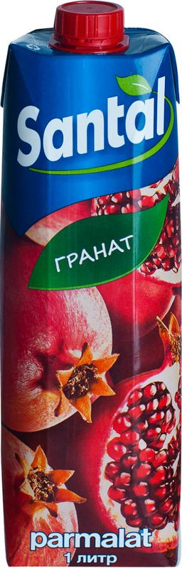 Изображение товара Напиток сокосодержащий Santal гранат 1 л натуральный фруктовый напиток