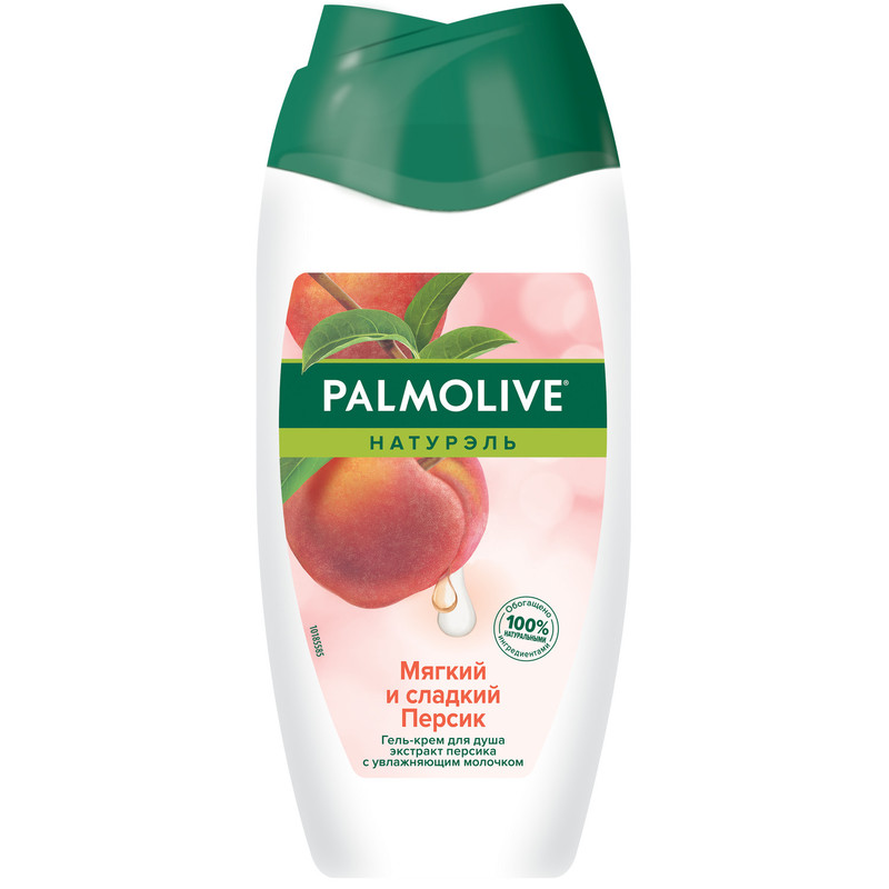 Изображение товара Гель-крем для душа Palmolive Натурэль женский Мягкий и сладкий Персик с увлажняющим молочком, 250мл