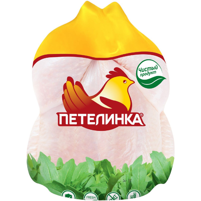 Изображение товара Тушка цыплёнка Петелинка 1 сорта охлаждённая