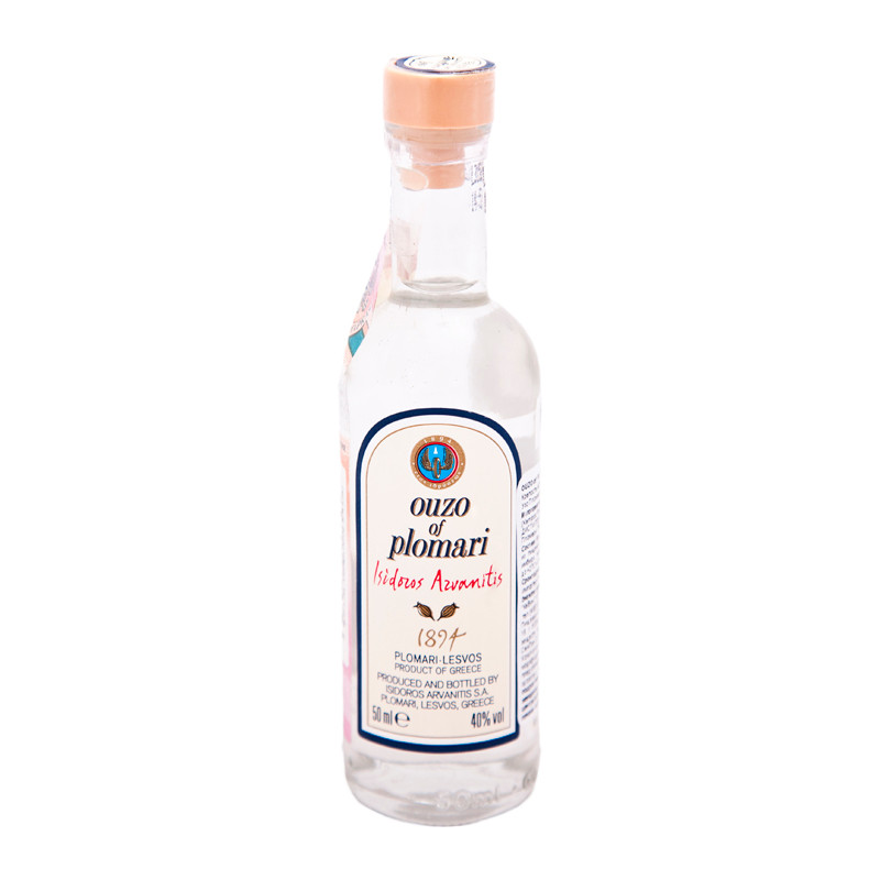 Изображение товара Водка Ouzo Of Plomari Distillery Isidoros Arvanitis 40%, 50мл