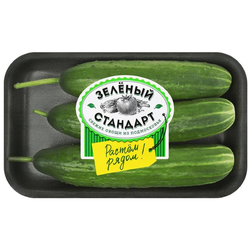 Изображение товара Свежие колючие огурцы среднеплодные 600г Знай Наших