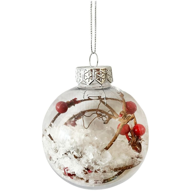 Изображение товара Ёлочный шар Магия Маркет 8 см яркое украшение для новогодней елки