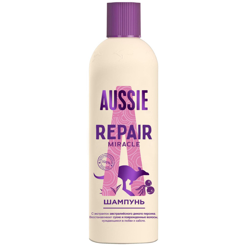 Изображение товара Шампунь Aussie Repair Miracle для восстановления волос 300 мл