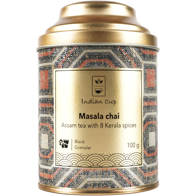 Изображение товара Чай Indian Cup Масала 100г — пряный индийский чай с натуральными специями