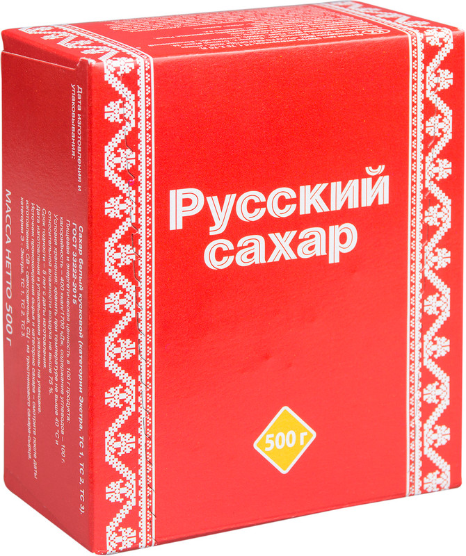 Изображение товара Сахар Русский рафинад прессованный, 500г
