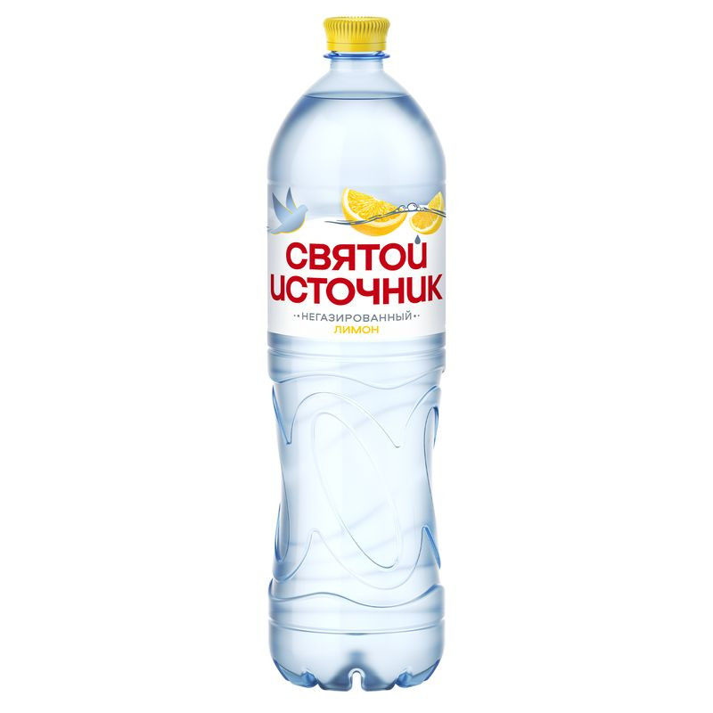 Изображение товара Безалкогольный напиток Святой Источник со вкусом лимона 1.5л