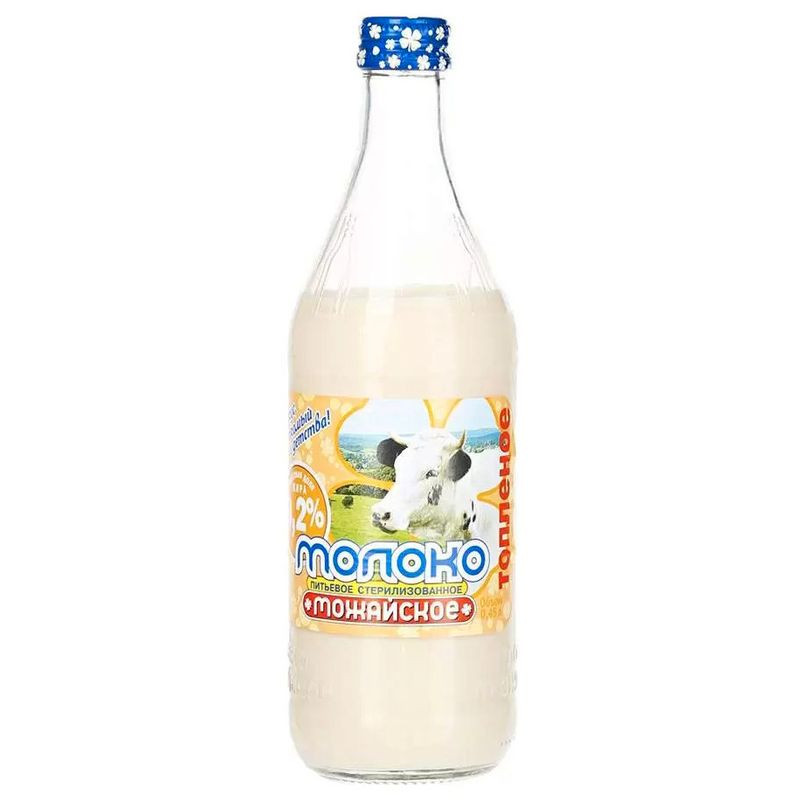 Изображение товара Молоко Можайское топлёное стерилизованное 4% 450мл