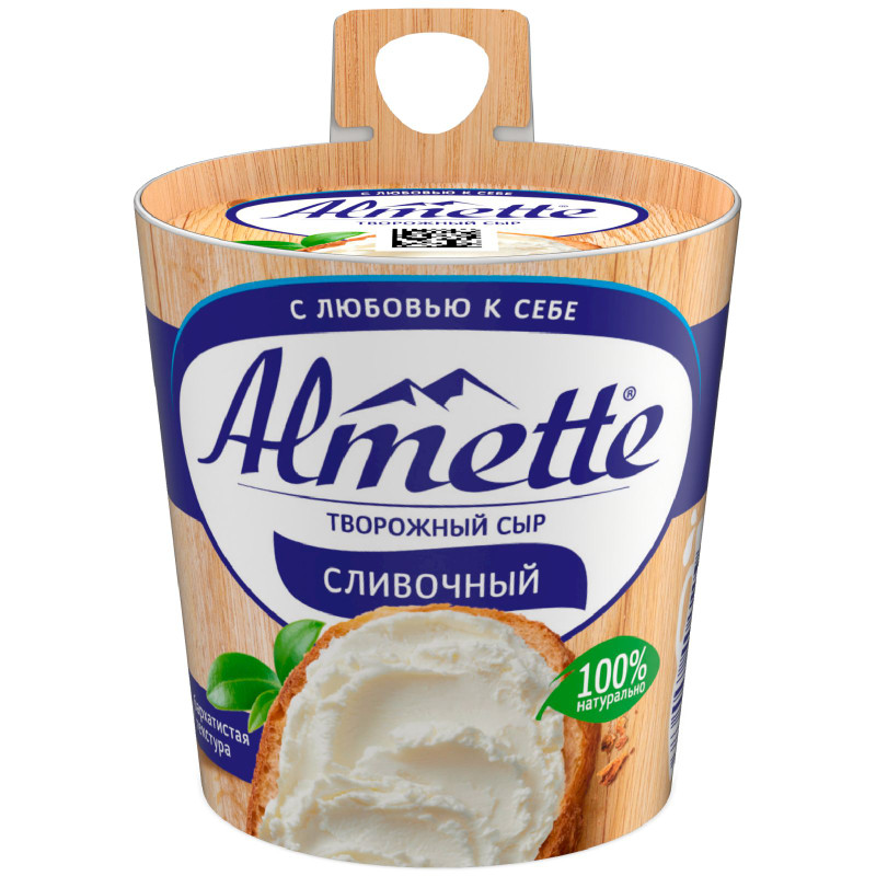 Изображение товара Сыр творожный Almette Сливочный 60%, 150г