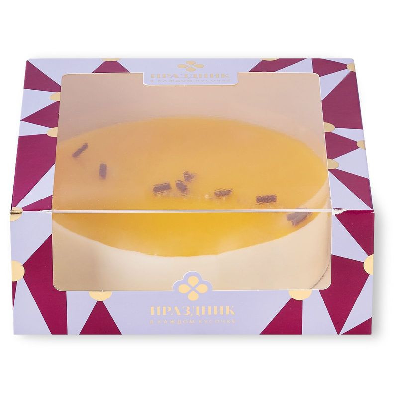 Изображение товара Торт Маркуайя Перекрёсток 500 г с маракуйей и орехами