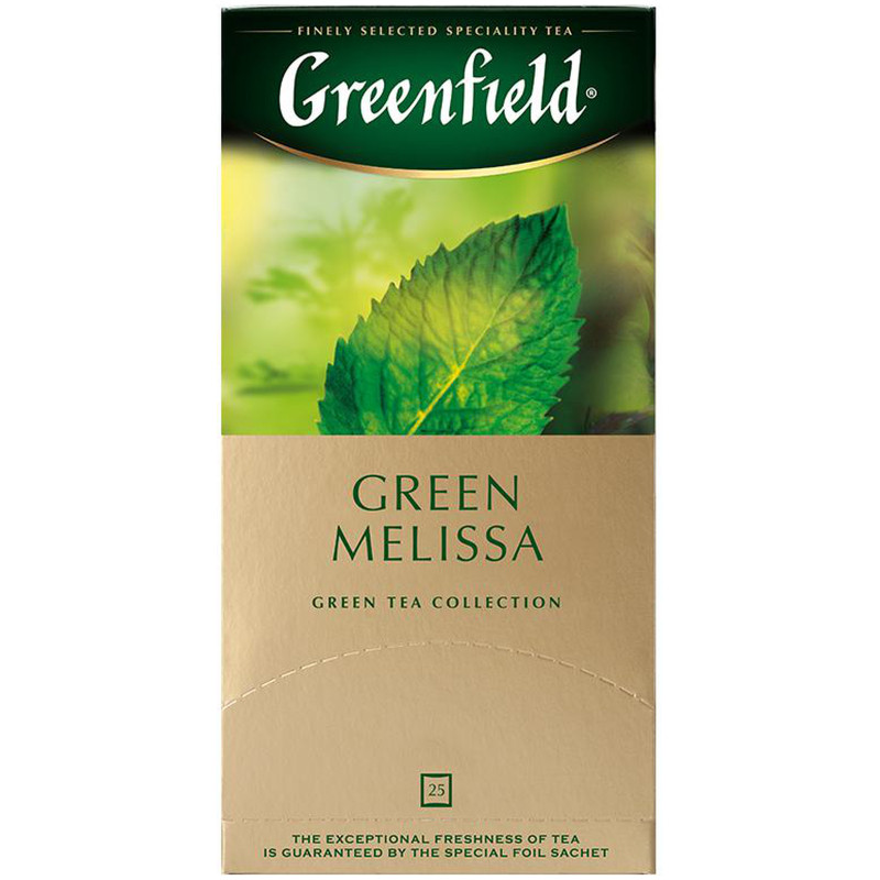 Изображение товара Чай Greenfield Грин мелисса зелёный в пакетиках, 25х1.5г