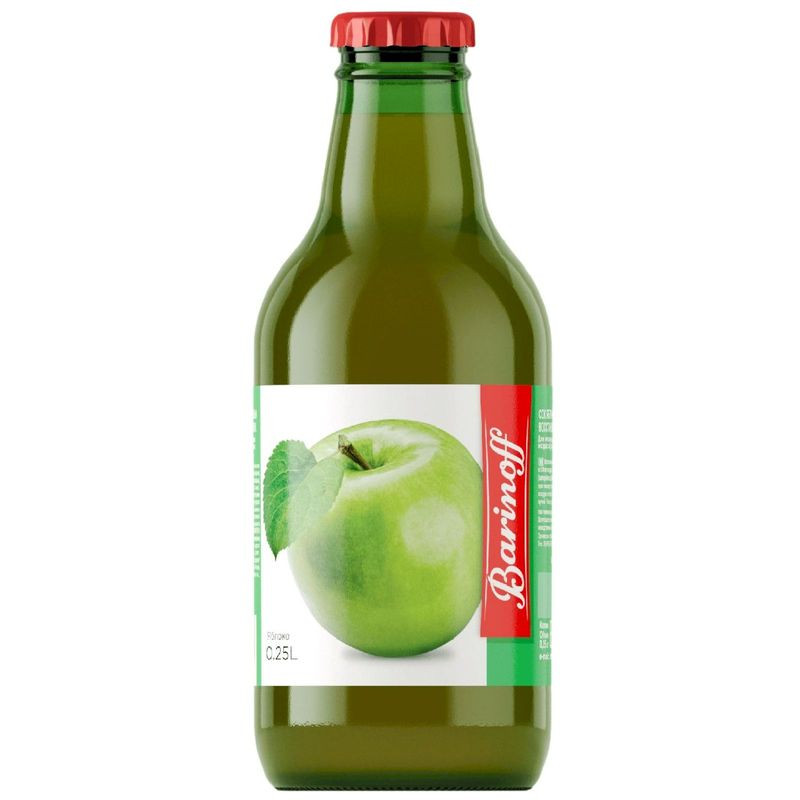Изображение товара Яблочный сок восстановленный Barinoff 250 мл без сахара натуральный
