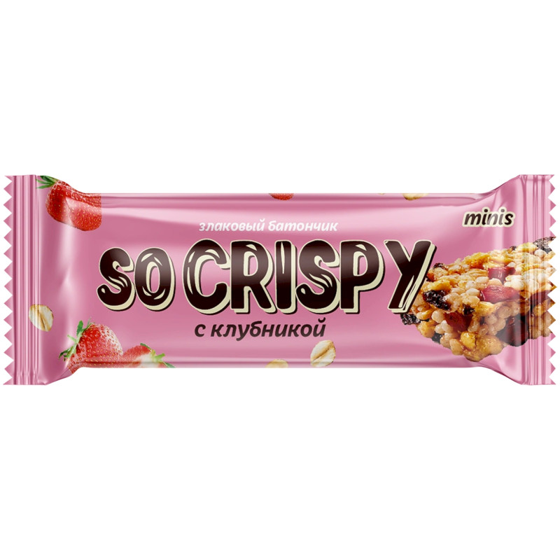 Изображение товара Батончик Невский Кондитер So Crispy Minis с клубникой