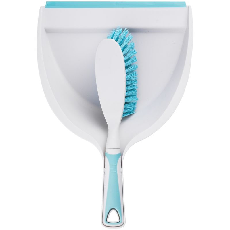 Изображение товара Набор для уборки совок и щетка Маркет из пластика и термопластичной резины