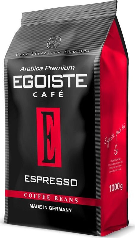 Изображение товара Кофе Egoiste Espresso в зёрнах 1 кг 100% Арабика Германия