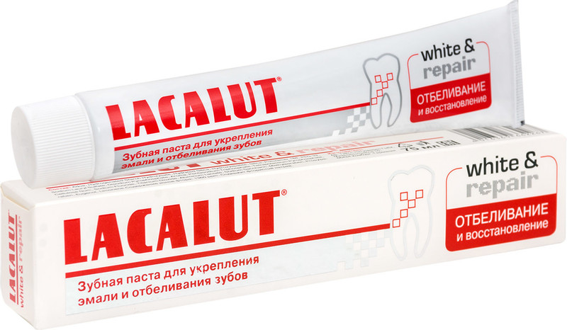 Изображение товара Зубная паста Lacalut White&Repair, 75мл