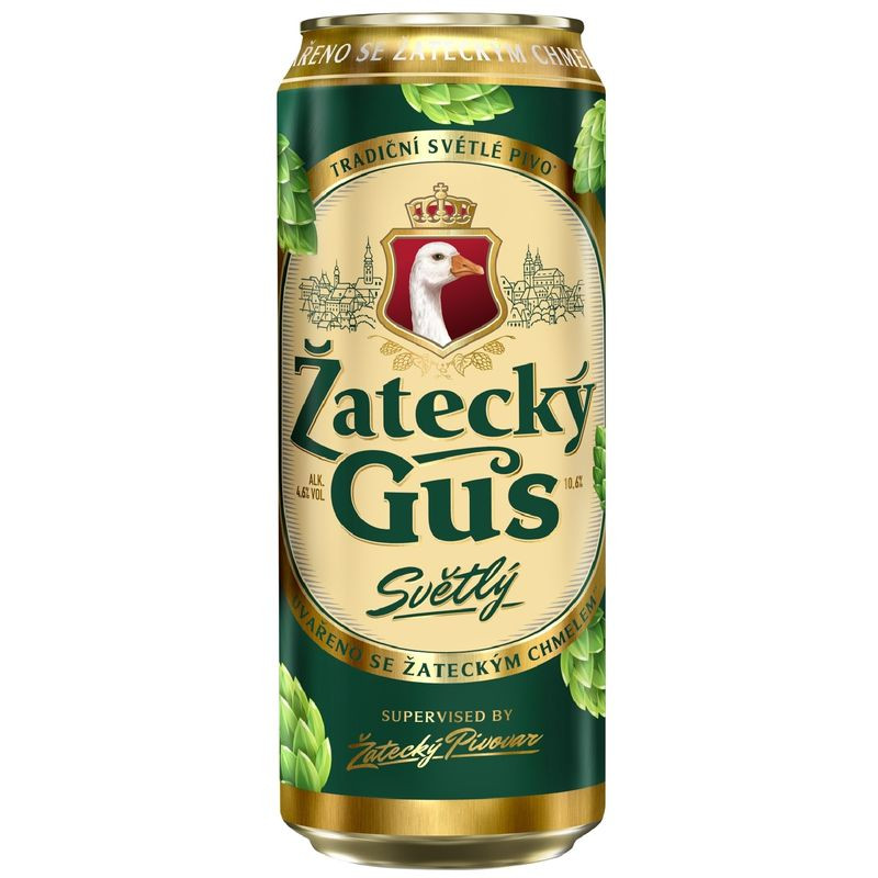 Изображение товара Пиво Zatecky Gus светлое 4.6% 450 мл