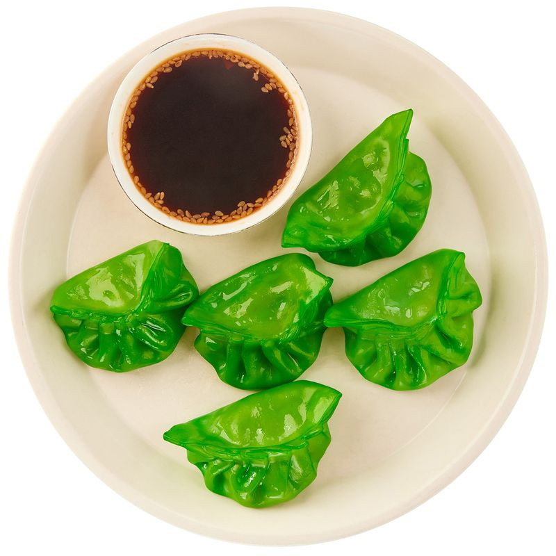 Изображение товара Гедза зелёные с креветкой белоногой и овощами Перекрёсток Select 160г