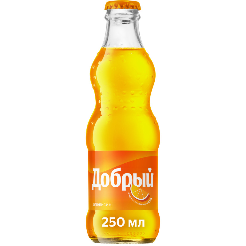 Изображение товара Напиток газированный Добрый Апельсин с витамином С, 250мл