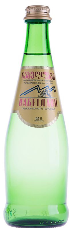 Изображение товара Минеральная природная питьевая газированная вода 500 мл Набеглави