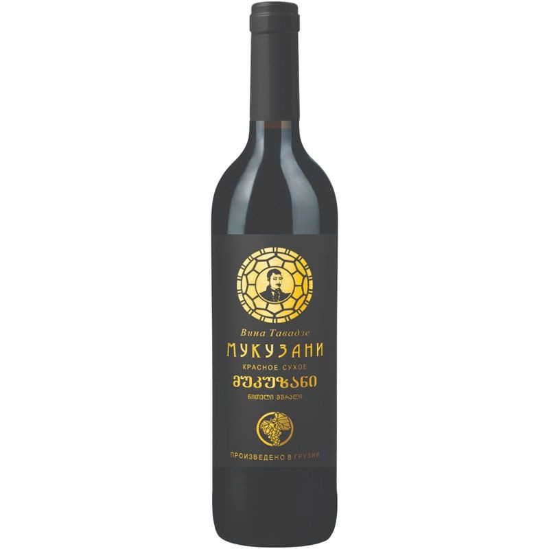 Изображение товара Вино Вина Тавадзе Мукузани красное сухое 12%, 750 мл грузинское