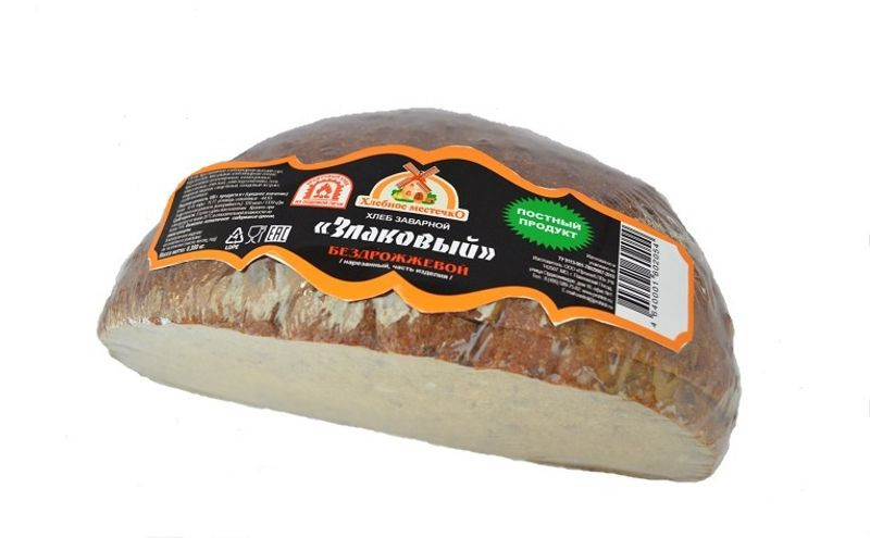 Изображение товара Злаковый бездрожжевой хлеб Хлебное местечко 300г натуральный вкус