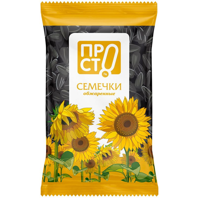 Изображение товара Семечки подсолнечника жареные Пр!ст, 100г