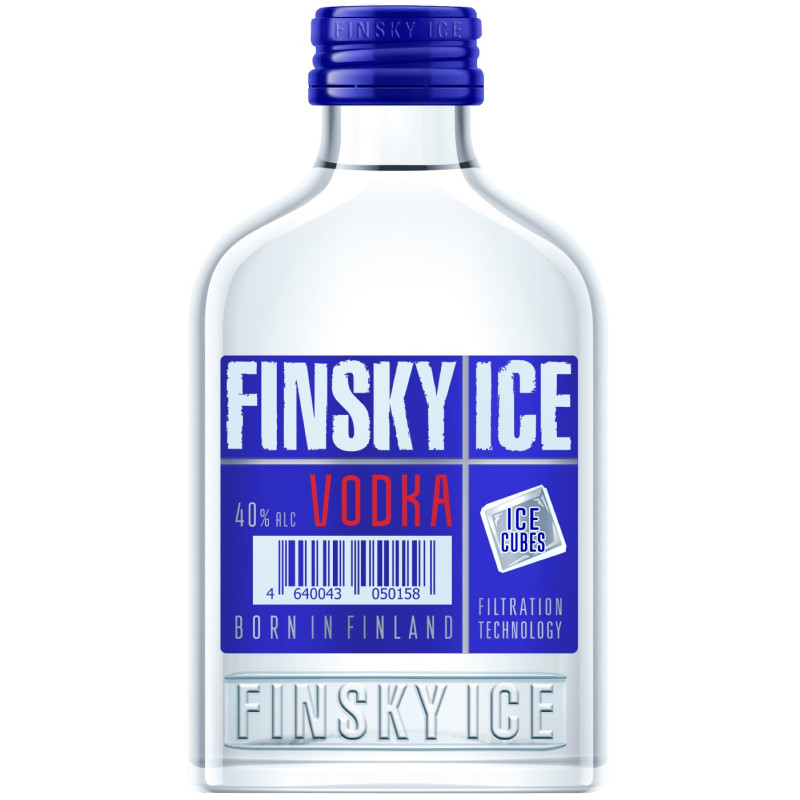 Изображение товара Водка Finsky Ice 40%, 0.1л