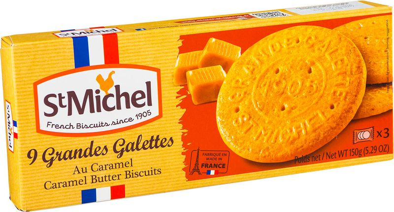 Изображение товара Печенье St Michel Карамельное сливочное 150 г