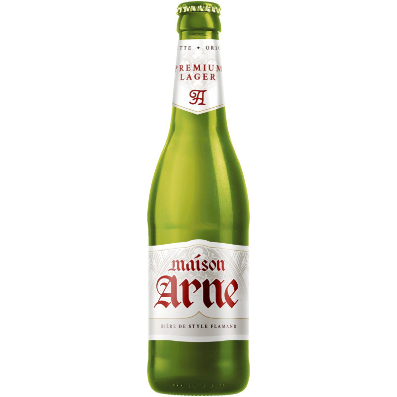 Изображение товара Пиво Maison Arne Premium Lager светлое 4.8%, 400мл