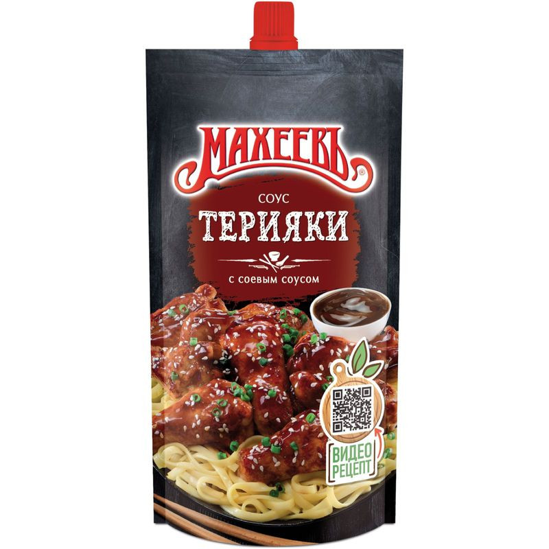 Изображение товара Соус Махеевъ Терияки деликатесный 230ml натуральный сладкий вкус