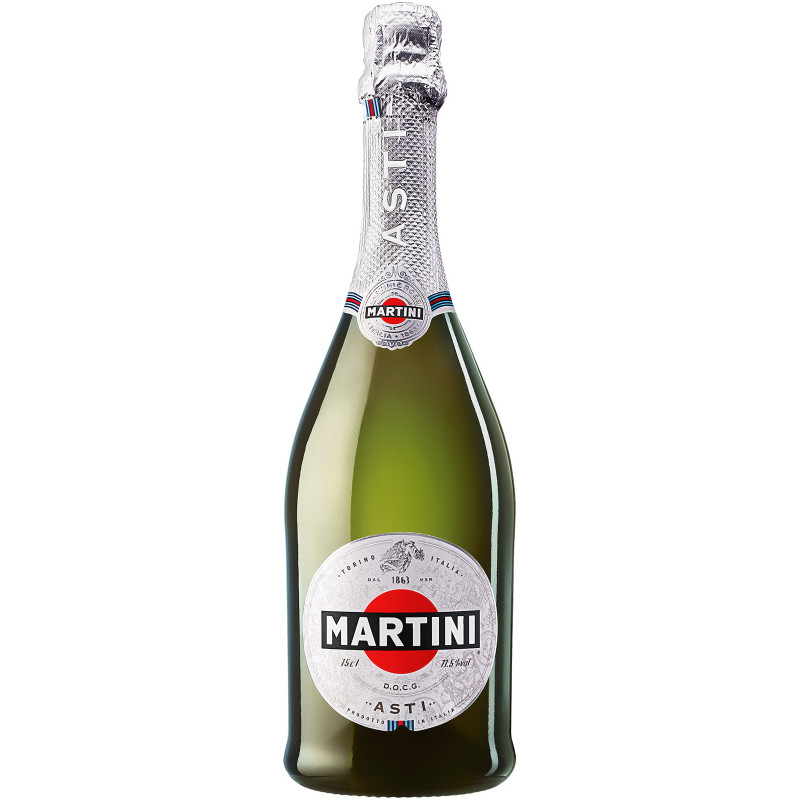 Изображение товара Вино игристое Martini Asti DOCG белое сладкое 7, 5%, 750мл