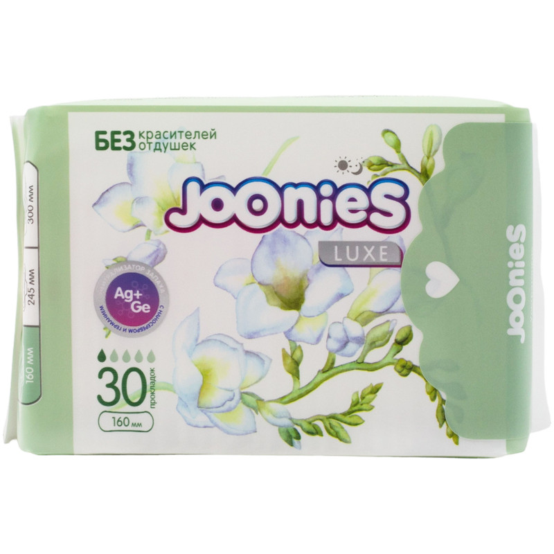 Изображение товара Прокладки Joonies Ежедневные гигиенические, 30шт