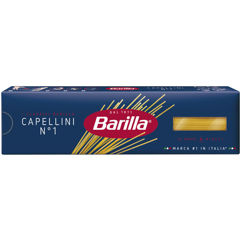Изображение товара Макароны Barilla Capellini n.1 из твёрдых сортов пшеницы, 450г