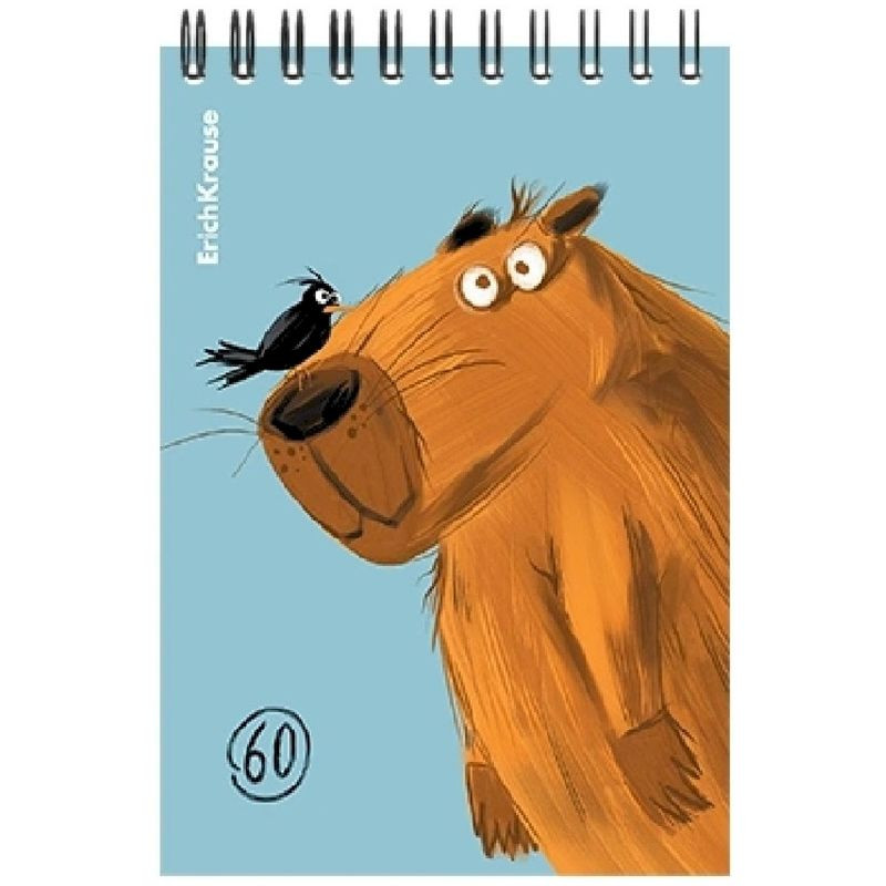 Изображение товара Блокнот ErichKrause на спирали клетка А6 60л для заметок и черчения