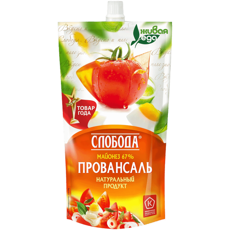 Изображение товара Майонез Слобода Провансаль 67%, 400мл