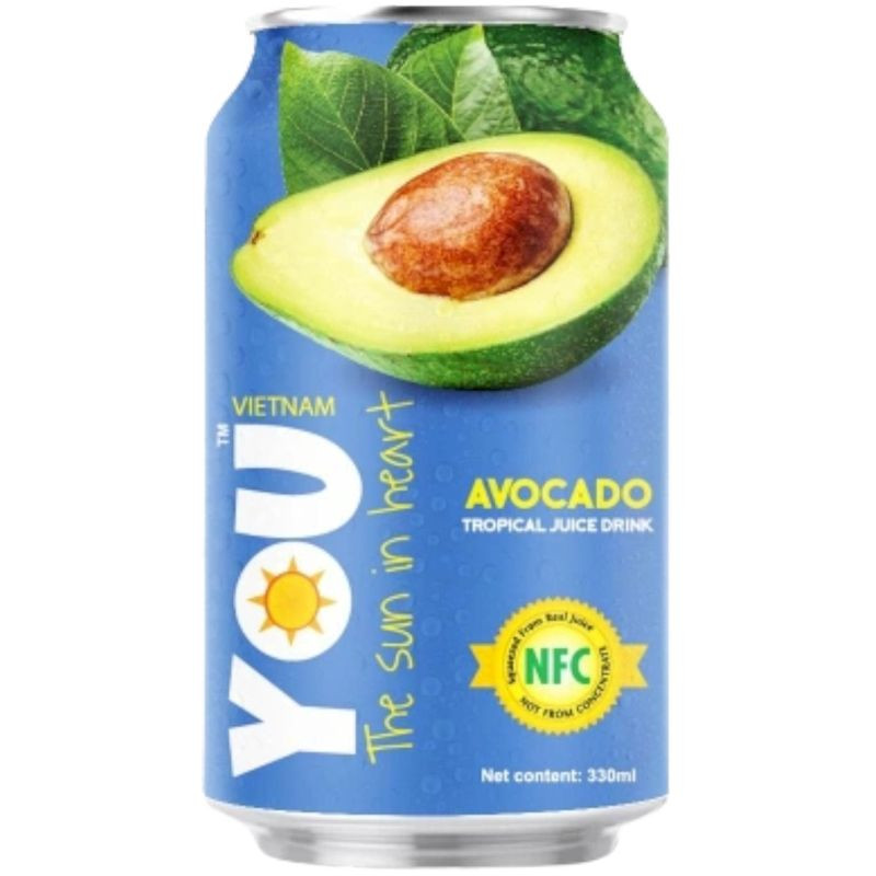 Изображение товара Напиток You Vietnam безалкогольный с соком авокадо 330мл натуральный напиток