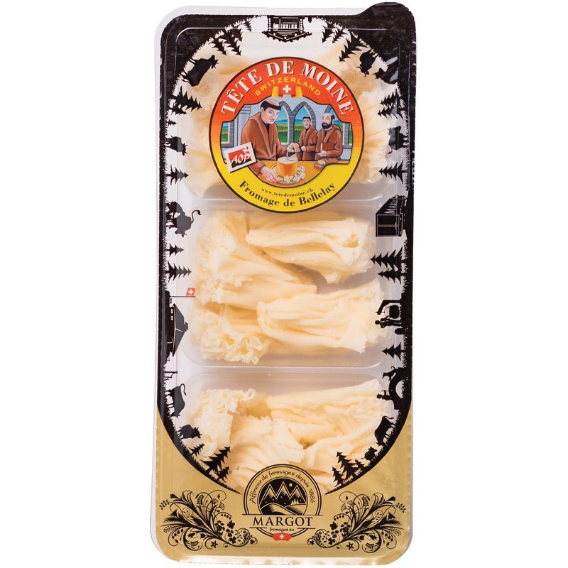 Изображение товара Швейцарский сыра Tete de Moine нарезка 100 г натуральный вкус