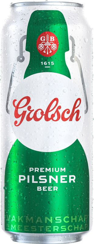 Изображение товара Пиво Grolsch Премиум пилснер 5% 500 мл светлое фильтрованное нидерланды