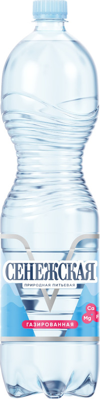 Изображение товара Вода питьевая Сенежская газированная, 1.5л
