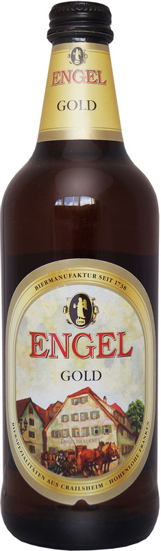 Изображение товара Пиво Engel Голд светлое 5.4%, 500мл