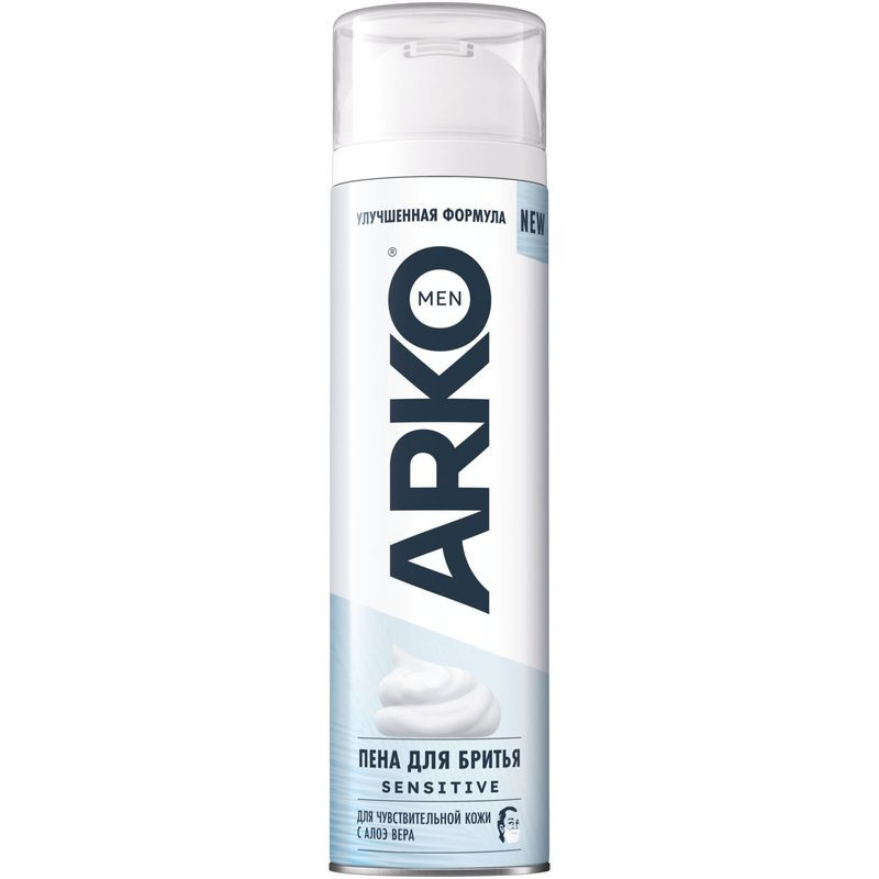Изображение товара Пена для бритья Arko Man Sensitive 200 мл для чувствительной кожи