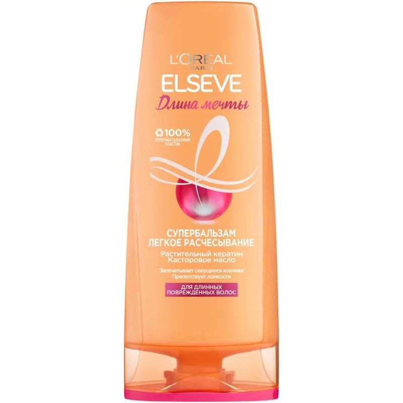Изображение товара Бальзам для волос Elseve Длина мечты Лёгкое расчёсывание 400 мл для поврежденных волос