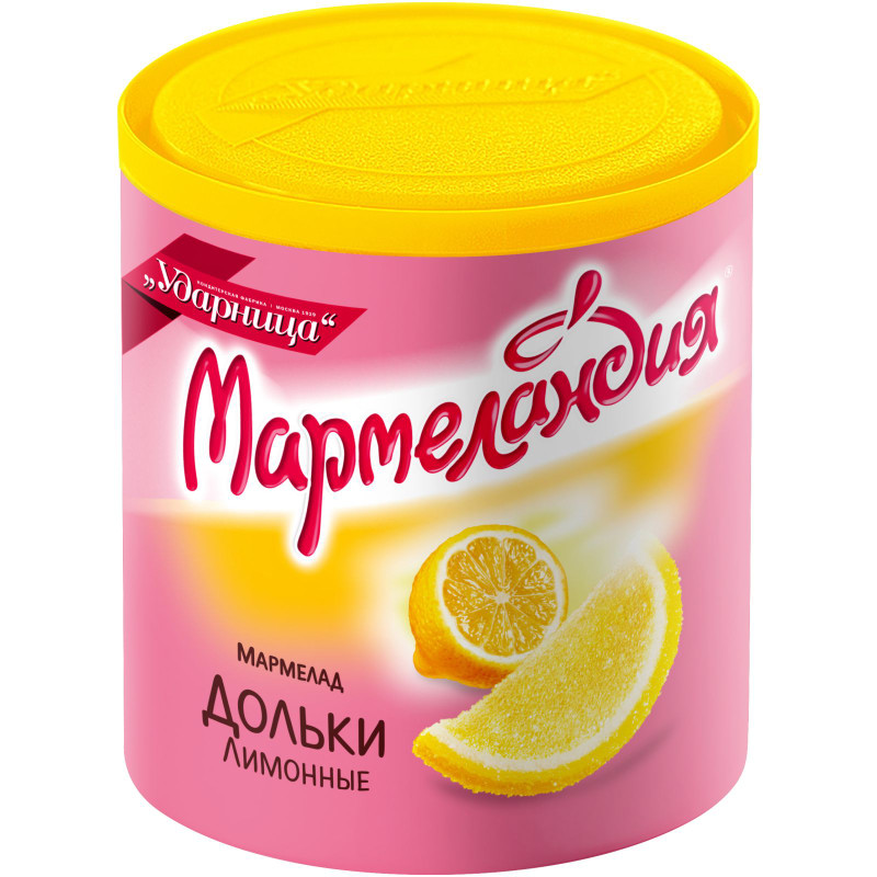 Изображение товара Мармелад Мармеландия Дольки лимонные, 250г
