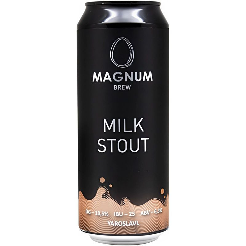 Изображение товара Пиво Магнум Милк Стаут светлое нефильтрованное 450мл