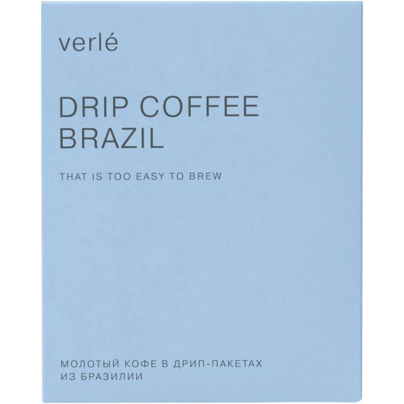 Изображение товара Кофе Verle Бразилия молотый 6х66г