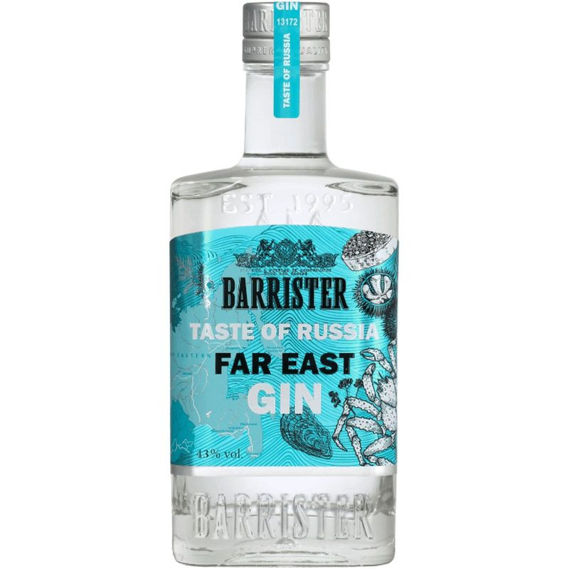 Изображение товара Джин Barrister Дальний Восток 43%, 700 мл - качественный алкоголь