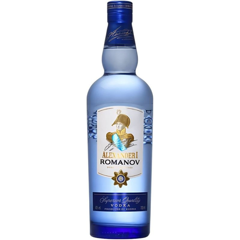 Изображение товара Водка Romanov Alexander I 40% 700 мл Россия классическая крепкая водка