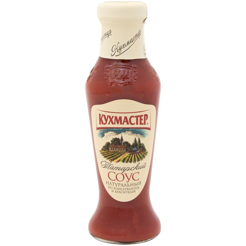 Изображение товара Соус Кухмастер Татарский 300 мл натуральный томатный соус без добавок