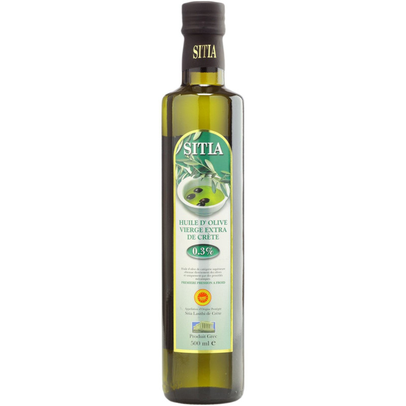 Изображение товара Масло оливковое Sitia Extra Virgin P.D.O. нерафинированное, 500мл